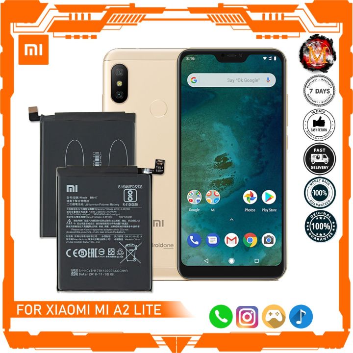 XIAOMI Mi A2 Lite Battery Original Very Good Quality Fast Charger
