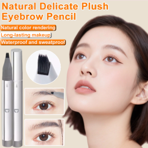 4 Claws Waterproof Long Lasting Eyebrow Sweat-Proof Long Lasting Fadeless Multi-Fork Plush Eyebrow Pencil