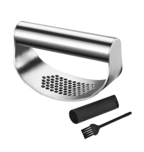 Garlic Press Crusher Manual Stainless Steel Garlic Mincer Chopping Garlic Tool Fruit Vegetable Tools Kitchen Accessories