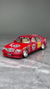 2026 1:24 Benz S W140 320SEL Modified Version Super Racing Car Alloy Metal Diecast Model Car Collecting Hobbies Ornaments