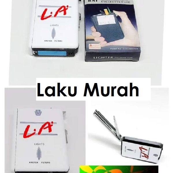 Kotak Rokok Plus Korek Api Rokok Motif LA | Lazada Indonesia