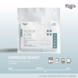 Cà Phê Nguyên Chất Flusso Espresso Premium Blend