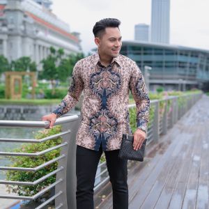 Jayabaya Batik Dieng Kemeja Katun Furing Lengan Panjang