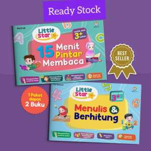 Family Promo Little Star 15 Menit Pintar Membaca Buy 1 Get Free 1 / Buku Anak Bimbingan Belajar Membaca / Buku Anak Laki Laki / Buku Anak Perempuan