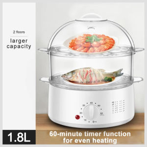 Electric Food Steamer Detachable Tray 3 Layers Household Multifunctional Periuk Kukus Elektrik Murah Pengukus Elektrik 电蒸锅 多功能 家用