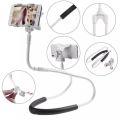 Lazy Neck Phone Holder / Holder Handphone Leher / Holder HP Lazy Hanging Neck cell stand Meja Mobil / Lazy Pod HP Holder / Pegangan HP Kuat Flexible. 