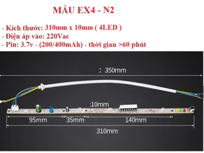 Bo mạch thay thế đèn thoát hiểm EXIT - Bo mạch thay thế đèn exit chỉ dẫn thoát hiểm