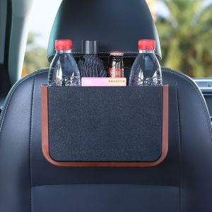 Hkaibnag ที่เก็บของหลังเบาะ ถังขยะ ที่เก็บของในรถ กล่องเก็บขวดน้ำ ที่ใส่ของแขวนหลังเบาะ พับเก็บได้ มาใหม่พร้อมส่ง