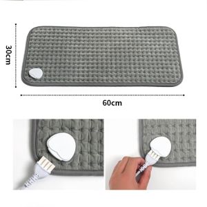 แผ่นความร้อนไฟฟ้า 60*30ซม ผ้าห่มไฟฟ้า ประคบร้อน บรรเทาเมื่อยล้า แก้ปวดเมื่อยกล้ามเนื้อ ปิดเครื่องอัตโนมัติ