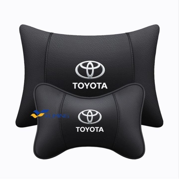 Xuming Toyota Neck Pillow Car Seat Headrest Lumbar Support Pillow Car Neck Pillow Lumbar Pillow Auto Seat Pillow for Vios Avanza Hilux Vellfire Wish Innova Altis Rush YARIS Lazada