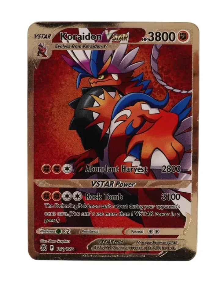 2023 Pokemon Metal Cards En 10000 Arceus Vmax Game