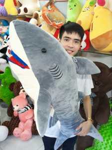 GẤU BÔNG CÁ MẬP SIZE LỚN CÁ MẬP BABY SHARK NHỒI BÔNG MỀM MỊN AN TOÀN CHO BÉ GIÁ RẺ