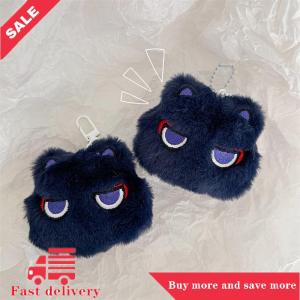 [COD] Cartoon Squeak Cat Doll Keychains Women Cosplay Plush Pendant Keyrings Hanging Ornament Bag Charms For Girls Gifts
