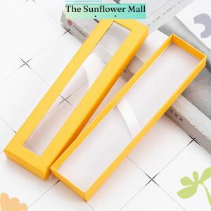 Sunflower Pen Box Paper Box Jewelry Gift Pen Box Heaven and Earth Cover Gift Box Stationery Creative School Supplies Pencil Case