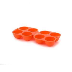 Outdoor Foldable 4 Grid Egg Carton Portable Camping Plastic Pack Eggs Box Picnic Anti-Broken Anti-Pressure Storage Case