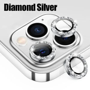 1Set(2PCS-3PCS) Camera Tempered Glass For iPhone 16 11 15 12 13 14 Pro Max 13 12 Mini 15 14 Plus Diamond Glitter Rear Camera Lens Protector