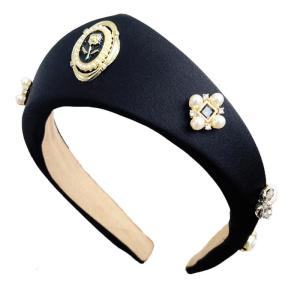 Elegant Rose Pearls Headbands for Women Fashion Hair Accessory Stylish Hairpieces Headwear for Weddings and Parties