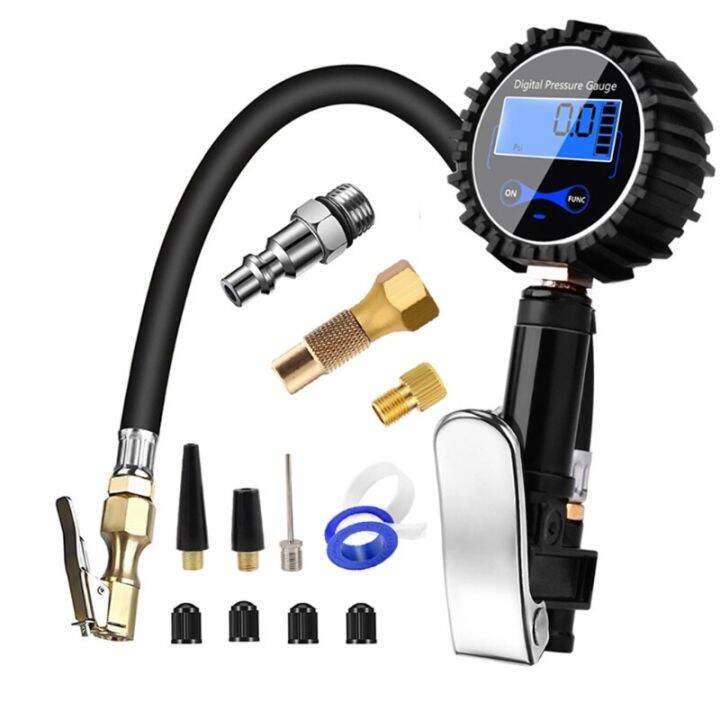 3-in-1 Deflator & Tire Inflator with Pressure Gauge Portable 200PSI ...