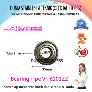Bearing Tipe VT 6202ZZ suku cadang