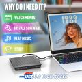 Burner Multifunction 7 in 1 CD Computer USB Mobile Portable Utility Drives External DVD Optical Drive USB3.0 CD/DVD-ROM CD-RW Player Reader Recorder Laptop. 