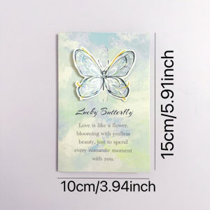 Thiệp 3D hình bướm đẹp mắt – Thiệp chúc mừng sinh nhật phong cách vintage kèm phong bì mới nhất 2025