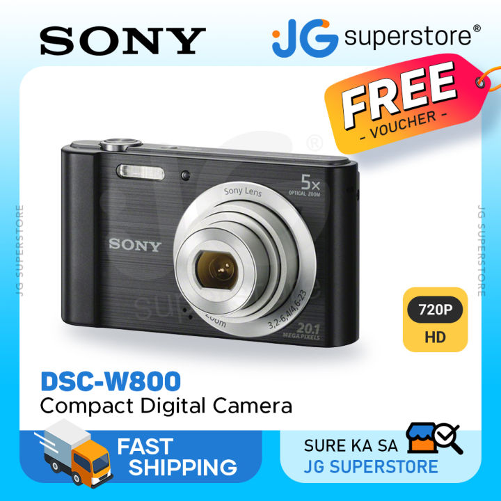 Sony DSCW800 Compact Digital Cybershot 720P HD Camera with 20.1