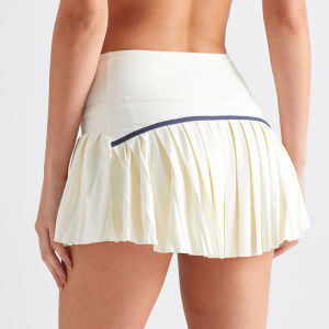Women Pleated Sports Tennis Skirts Golf Skirt Inner Shorts Panty Pocket High Waist Athletic Running Skorts Quick Dry Sport Bottoms