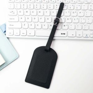 1pcs Airplane Suitcase Tag Soft Holiday Travel Airplane Check-in PU Leather Boarding Pass
