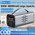 98000 mAh Portable Power Bank Solar Generator 350W Laptop Fast Charging 220V Battery Charger Camping Outdoor bank kuasa mudah alih. 