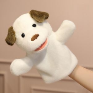 FUNG Frog Animal Hand Puppet Storytelling Duck Stuffed Plush Shark Toys Dolls Props Toys Simulation Hand Finger Story Puppet Story Time