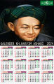 Kalender Tahun 2024 Motiv Photo ulama. 