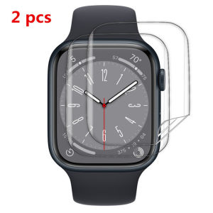 Not Glass Clear Full Coverage Protective Film For Apple Watch 10 Ultra 2 1 49mm 46mm Screen Protector Cover for Apple Watch Series Ultra 10 9 8 7 6 4 5 3 2 SE 41mm 45mm 40mm 44mm 38mm 42mm