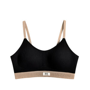 DACHAO High-grade Seamless Womens Underwear Summer Thin Section Breathable And Comfortable Small Chest No Steel Ring Soft Support Bra