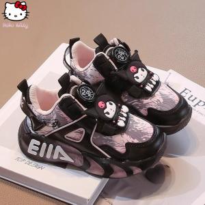 Christmas gifts Halloween Kawaii Youth Kuromi Casual Shoes Sanrio Autumn Winter Childrens Warm Running Shoes Student Cartoon Anime Versatile Sports Shoes