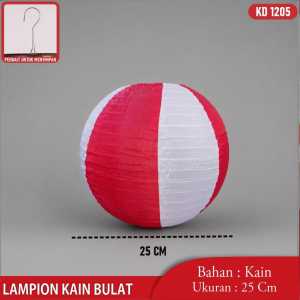 Lampion Kertas dan Kain Merah Putih Dekorasi Lampion Gantung Lampion Dirgahayu RI 17 Agustus RI
