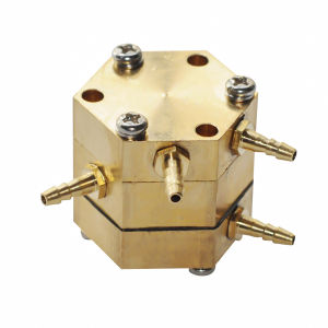 1pc/5pcs Dental Lab Air Water Valve Hexagonal with Pressure Regulator Fits 4mm Hose for Chair Unit