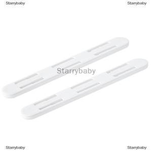 Star รางเลื่อนลิ้นชักสีขาว2ชิ้น เซ็ตรางเลื่อนรางสำหรับห้องครัวห้องนอนตู้เสื้อผ้ารางเลื่อนลิ้นชัก