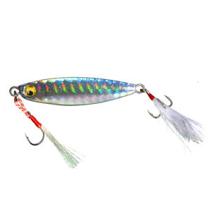 1Pcs 7G/10G/15G/20G เลเซอร์ Jigging ตะกั่ว3D ตาจิ๊กโลหะ Slow Jigging/Trolling ช้อนโลหะเหยื่อล่อปลา