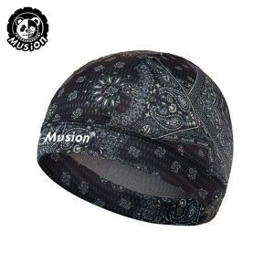 Musion Thiết kế ban đầu Mũ bảo hiểm xe máy Mũ trùm đầu bên trong Mũ trùm đầu thấm mồ hôi Mũ thể thao ngoài trời co giãn cao
