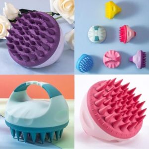 Lược Gội Đầu Massage Silicon 2in1 – Bàn Chải Gội Đầu Tẩy Da Chết Thư Giãn Chăm Sóc Da Đầu