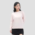 Suko Fleece Kerah Bulat Lengan Panjang Kaos Wanita 123409213. 