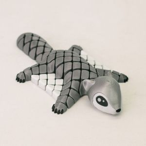 MMLUCK Creative Funny Flying Squirrel Toy 3D Printed with Movable Joints Simulated Animal Model Educational Toy Handicraft 3D Printed Animal Model Home Decoration