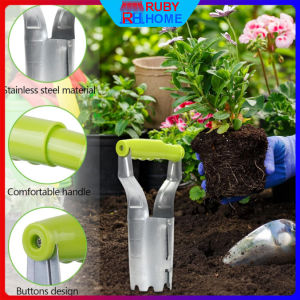 Portable Hand Held Open End Seedling Transplanter Multi-functional Seeding Bulb Planter Tool For Agricultural Use Gardening Tool