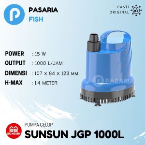 SUNSUN JGP1000/JGP 1000 liter/jam Pompa Celup Aquarium/Kolam 15W