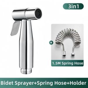 Stainless Steel  Bidet Set Heavy Duty Bidet Spray Set For Bathroom bidet and hose set