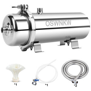 PVDF เครื่องกรองน้ำเครื่องกรองน้ำทั้งบ้าน 0.01um เครื่องกรองน้ำ sus304 น้ำดื่มมานานกว่า 5 ปี