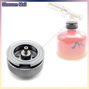 [Blossom] 1ชิ้นกระบอกแบนไปยังตลับถังแก๊สอะแดปเตอร์กระบอกแก๊สบิวเทนสำหรับตั้งแคมป์กลางแจ้ง