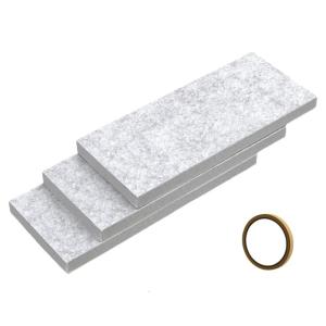 Pack of 3 Multipurpose Portable Air Conditioning Window Insulation Foam Boards Including Adhesive for Secure Sealing