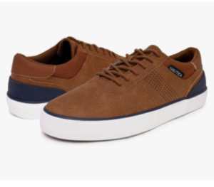 Nautica Mens Classic Lace-Up Boat Shoes Low Top Fashion Sneaker - Stylish and Comfortable Casual Shoe size 8