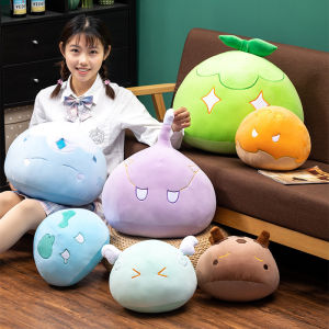 Rimuru Genshin Impact Slime Plush Toy Anime Genshin Impact Elemental Anime That Time I Got Reincarnated As A Slime Lamp Plush Doll Pillow Kawaii Plush Soft Stuffed Plush Toys for Kids